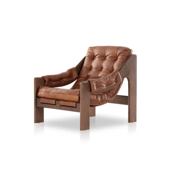 Product Image 1 for Halston Top Grain Leather Chair - Heirloom Sienna from Four Hands