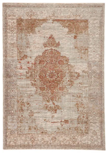 Product Image 10 for Beatty Medallion Tan/ Rust Rug from Jaipur