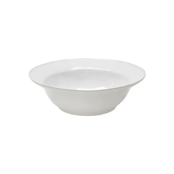 Product Image 1 for Beja Ceramic Stoneware Serving Bowl - White & Cream from Costa Nova