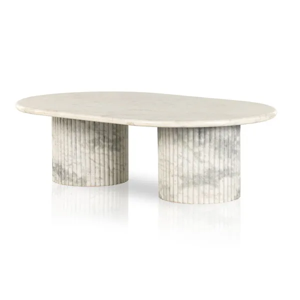 Product Image 1 for Oranda Solid Marble Coffee Table from Four Hands