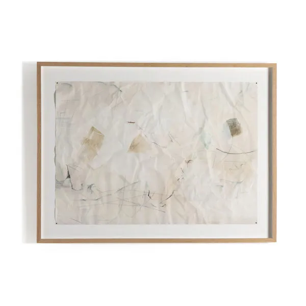Product Image 1 for Minimal 2 Framed Abstract Sketch on Textured Paper by Dan Hobday from Four Hands