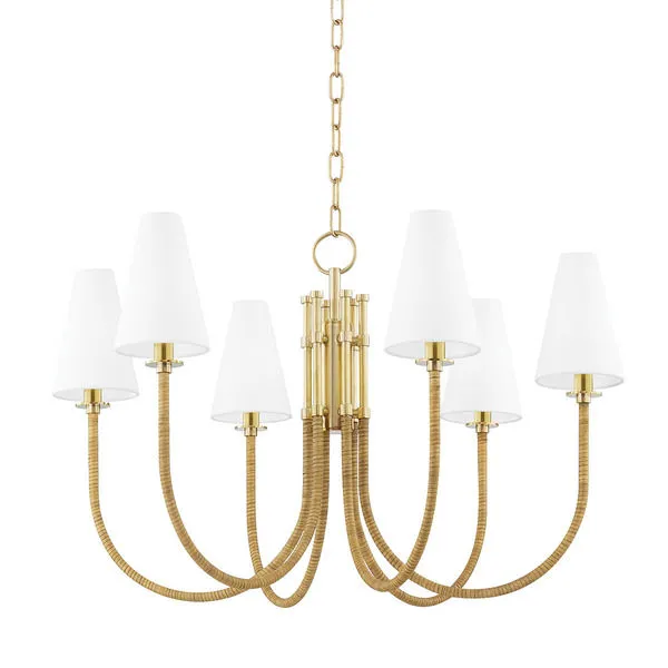 Product Image 4 for Ripley 6 Light Chandelier from Hudson Valley