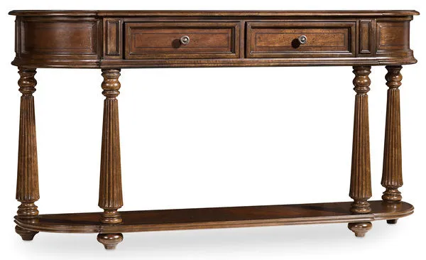 Product Image 3 for Leesburg Demilune Hall Console from Hooker Furniture