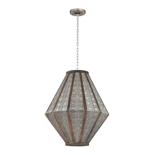 Product Image 1 for Large Pierced Metalwork Hanging Pendant from Elk Home