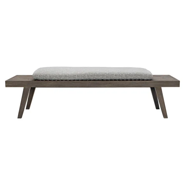 Product Image 1 for Madura Modern Solid Teak Outdoor Bench with Cushion from Bernhardt Furniture