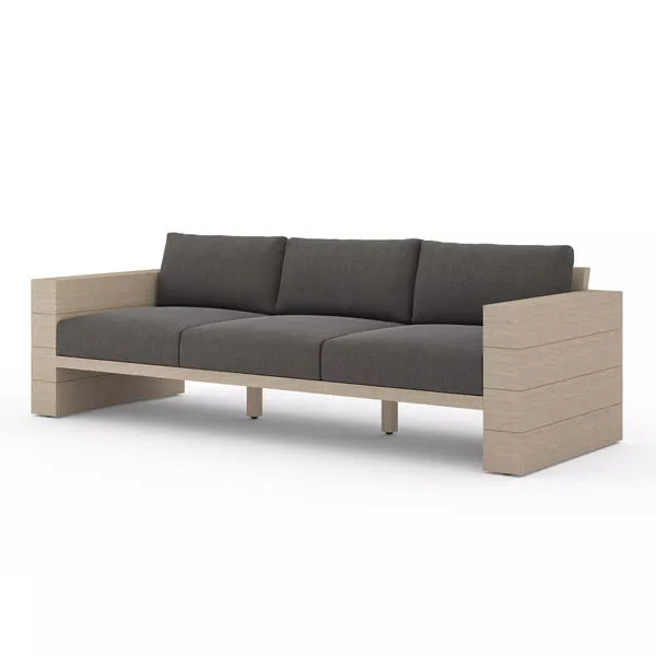 Product Image 2 for Leroy Wooden Outdoor Sofa, Washed Brown from Four Hands