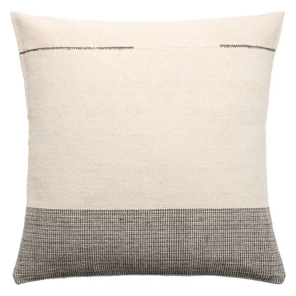 Product Image 1 for Neem X Naenia Handmade Geometric Natural / Gray Pillow from Jaipur