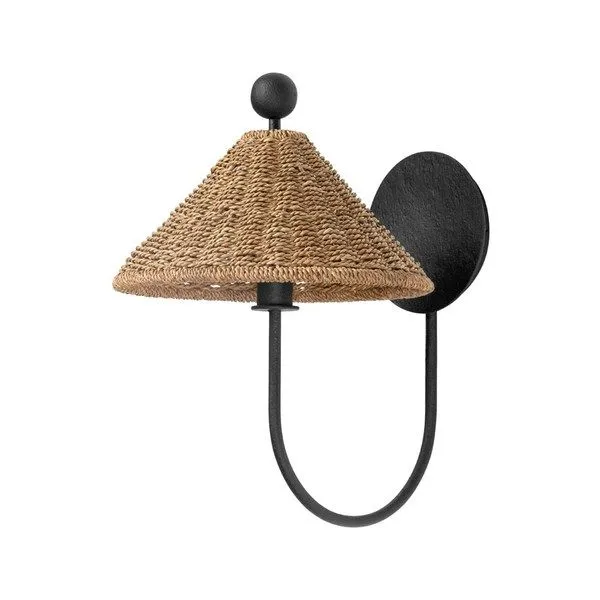 Product Image 1 for Layton Black Iron 1-Light Black Iron Wall Sconce from Troy Lighting