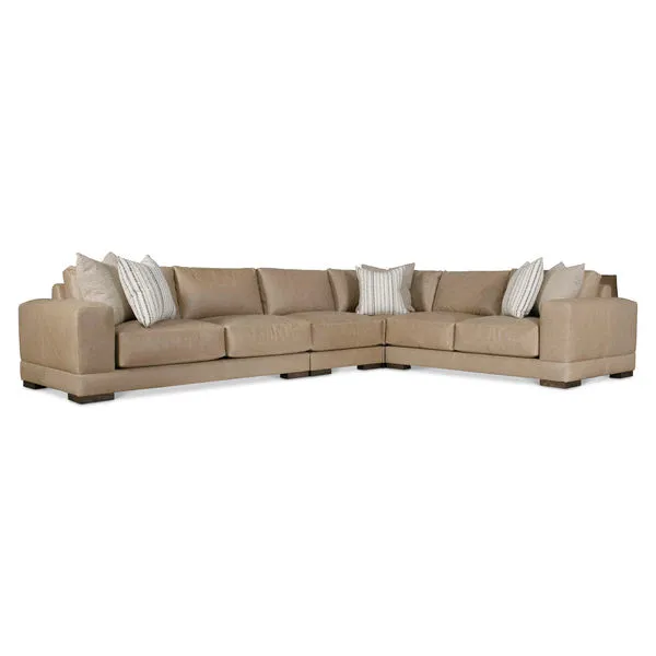Product Image 1 for Lars Leather 4-Piece Sectional from Bernhardt Furniture