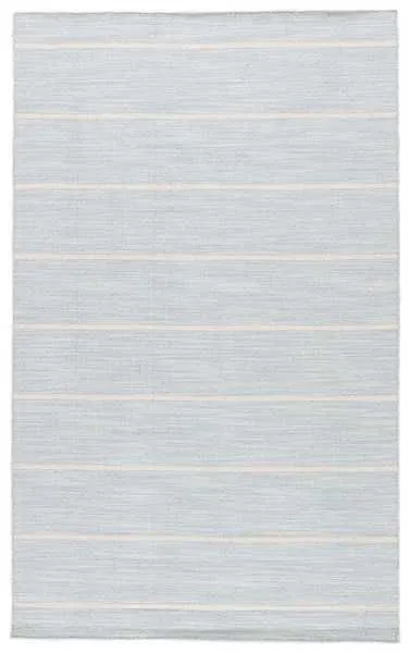 Product Image 4 for Cape Cod Handmade Stripe Blue/ White Area Rug from Jaipur