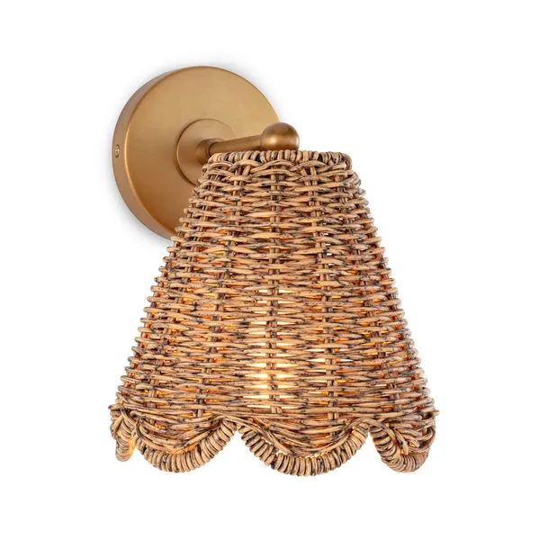 Product Image 1 for Kismet Natural Brass Hanging Sconce from Regina Andrew Design