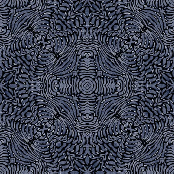 Product Image 1 for Flora Spiral Blue Removable Peel & Stick Wallpaper from Mitchell Black