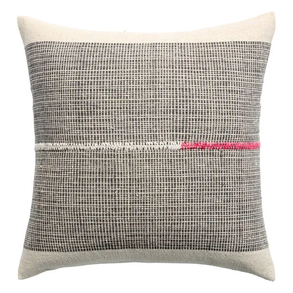 Product Image 1 for Neem X Callahan Handmade Geometric Natural / Gray Pillow from Jaipur