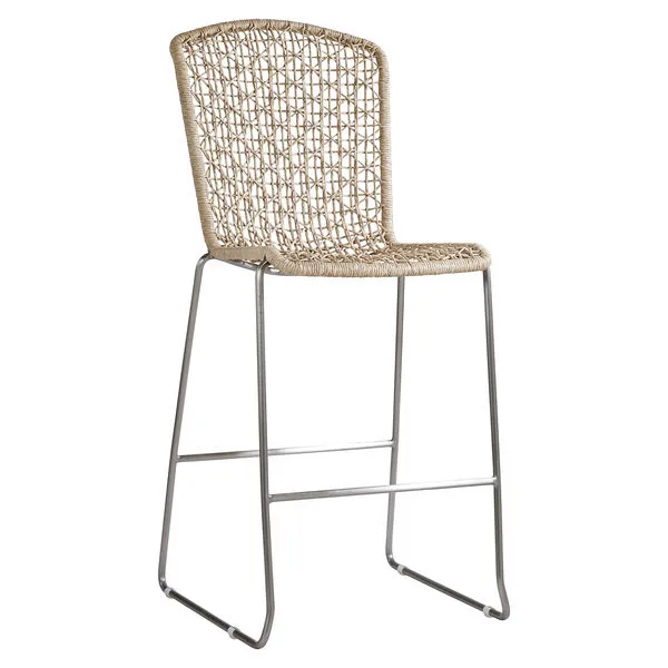 Product Image 1 for Carmel Woven Wicker Outdoor Bar Stool from Bernhardt Furniture