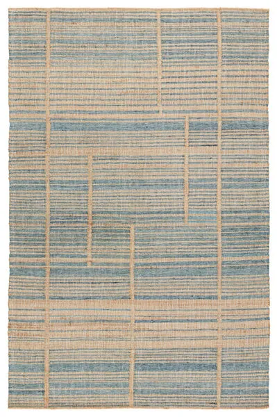 Product Image 9 for Ciana Handmade Striped Brown/ Blue Rug from Jaipur