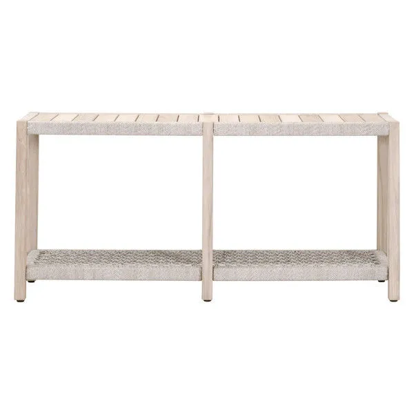 Product Image 1 for Wrap Gray Teak Outdoor Console Table from Essentials for Living